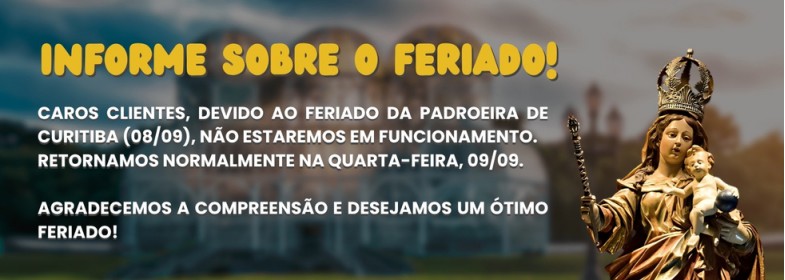 Feriado Curitiba Setembro dia 8