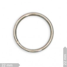 Argola 22 mm  - Pacote com 100 unid