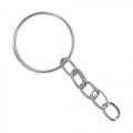 Argola 22 mm com corrente simples - Pacote com 100 unid