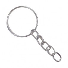 Argola 22 mm com corrente simples - Pacote com 100 unid