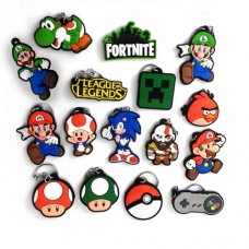 Mostruário Chaveiros - Games(15 Peças)